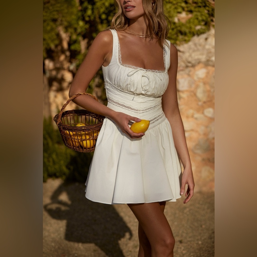 House of CB White Mini Dress